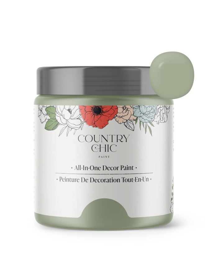 Chalk Style Paint - For Furniture Home Decor Crafts - Eco-Friendly - All-In-One - No Wax Needed Sage Advice Sage Green  Pint 16 Oz