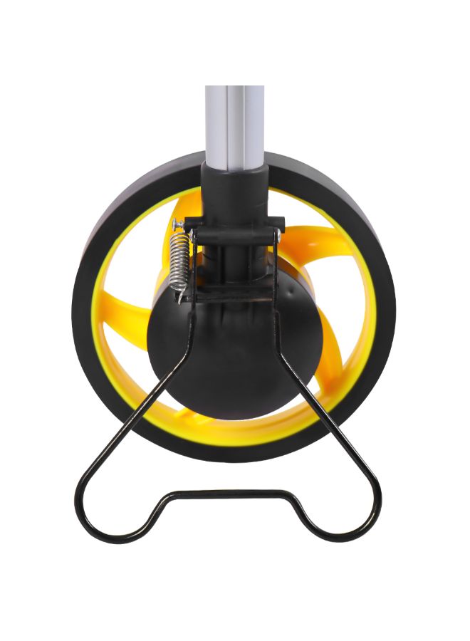 Collapsible Digital Distance Measuring Wheel Yellow