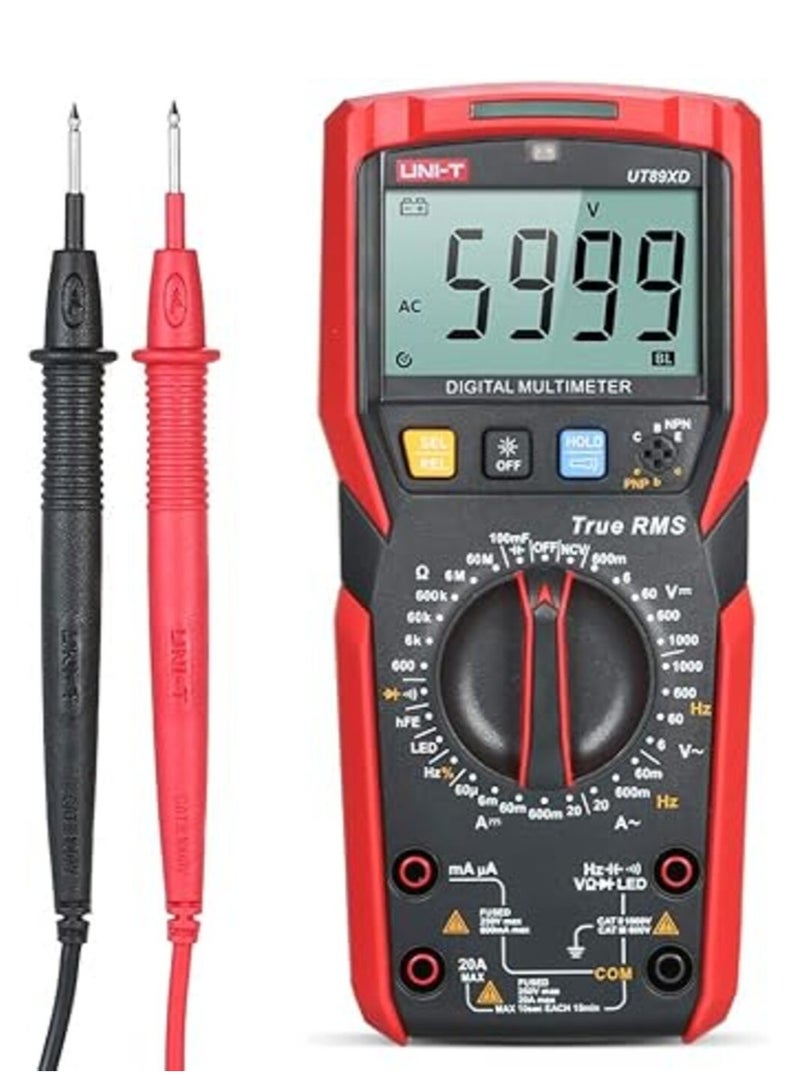 Uni-T Digital Multimeter High Accuracy Handheld Mini Universal Meter 6000 Counts Lcd Display