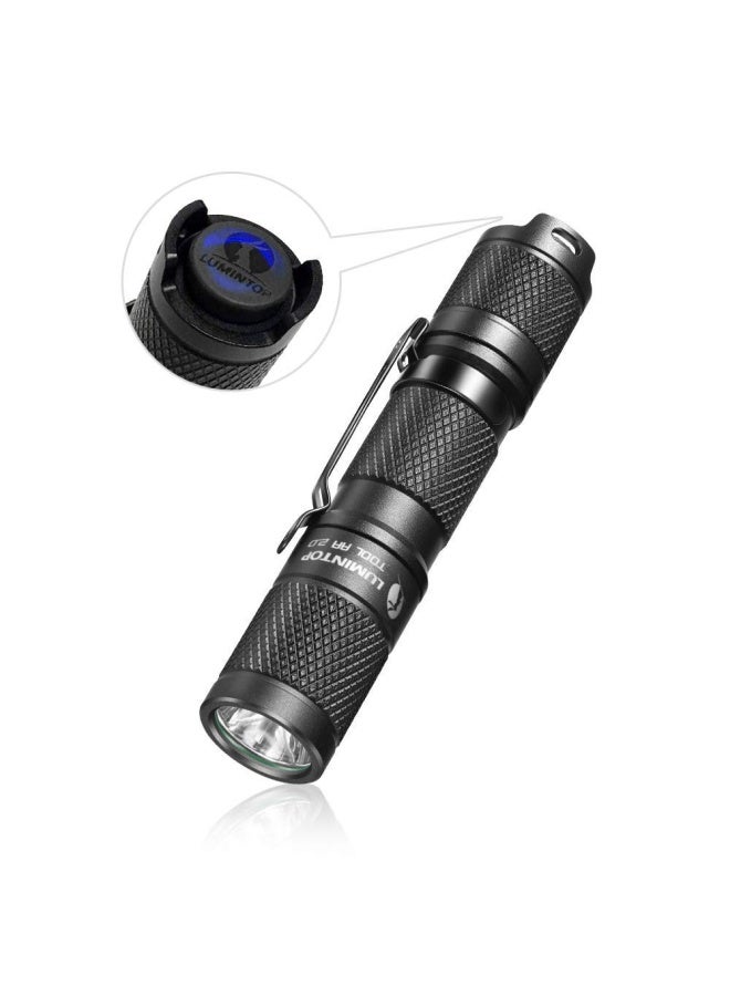 Lumintop Torch Flashlight  Tool Aa2.0 Mini Torch 650 Lumens Cree Led Pocket-Sized 5 Modes Powerful Small Flashlight Compatible With Aa And 14500 Li-Ion Battery Ipx-8 Waterproof For Camping Emergency