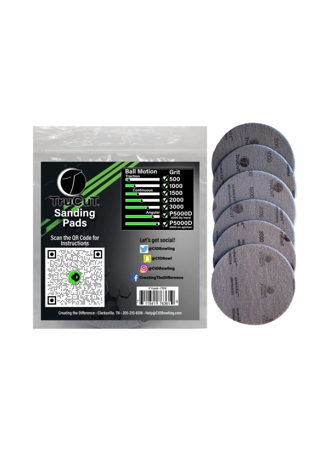 Trucut Sanding Pads 6 Pack 5