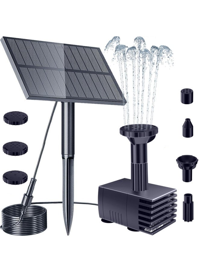 Biling Solar Water Pump Outdoor Upgraded Solar Pond Pump Kit With Stake Solar Powered Water Pump For Bird Bath Garden Backyard Pool Fish Tank