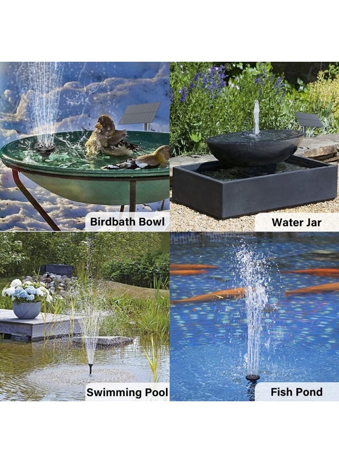 Biling Solar Water Pump Outdoor Upgraded Solar Pond Pump Kit With Stake Solar Powered Water Pump For Bird Bath Garden Backyard Pool Fish Tank