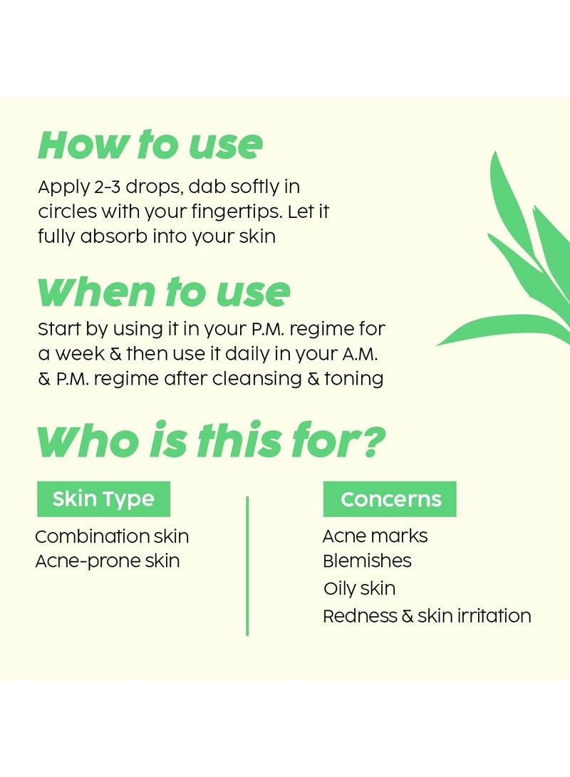10% Niacinamide Face Serum for Acne Marks, Blemishes, Oil Control - Skin Clarifying Jamun Serum for Men And Women with Acne-Prone Skin - 30ml