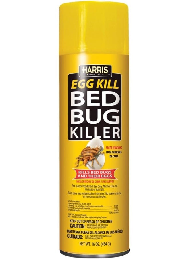 Harris Egg Kill Bed Bug Killer, White, 16 Ounce, Egg-16