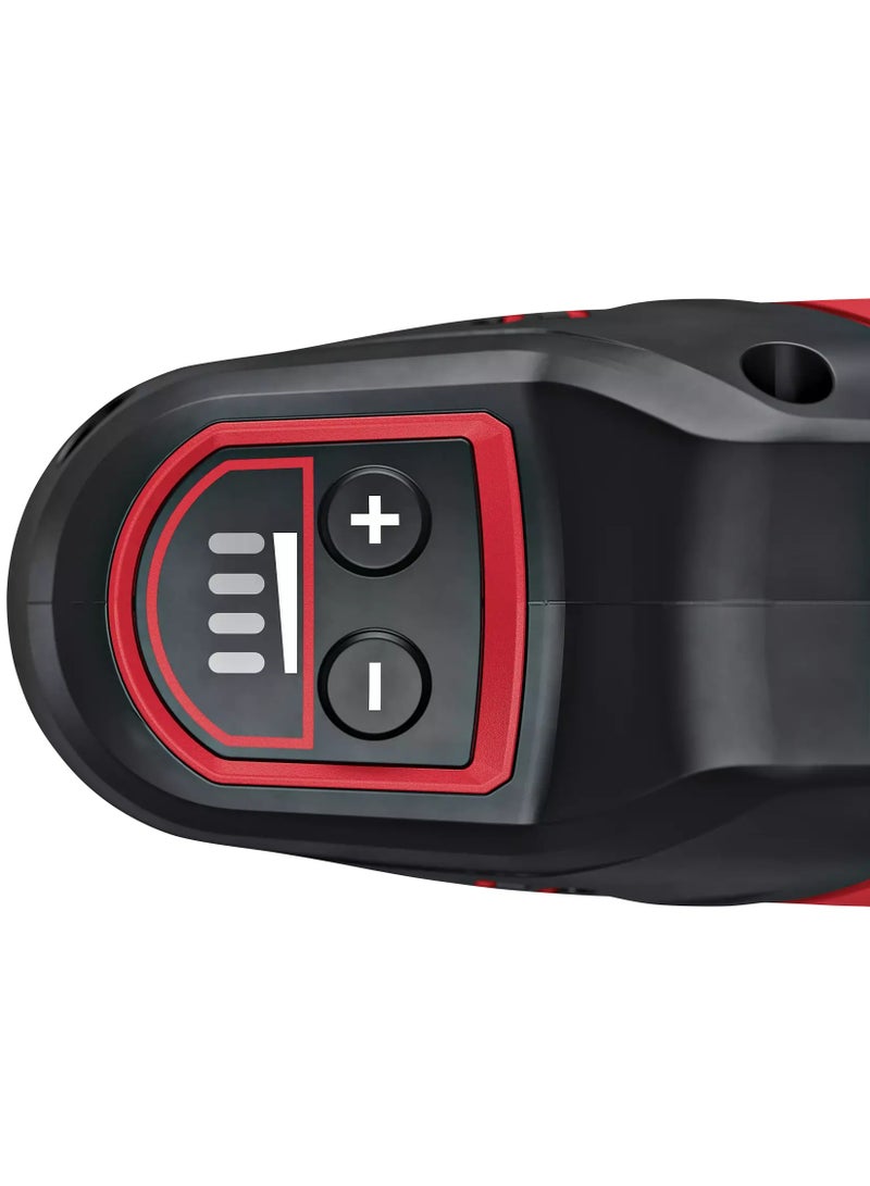 The Smart Cordless Rotary and Random Orbital Free-running Polisher Set, 10.8 V with 2×5.0 Ah Battery, Rapid Charger & Carrying Case
