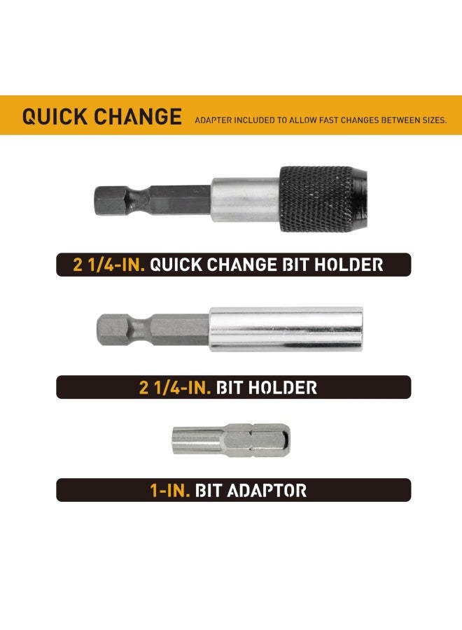 Jackson Palmer  218 Piece Ultimate Screwdriver Bit Set High Grade Carbon Steel Includes Hard-to-Find Security Bits