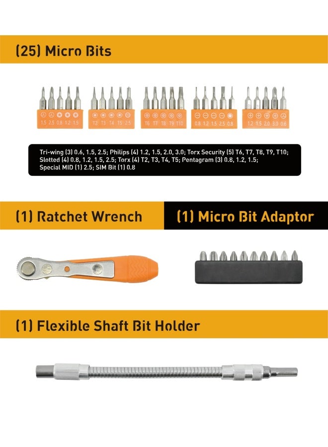 Jackson Palmer  218 Piece Ultimate Screwdriver Bit Set High Grade Carbon Steel Includes Hard-to-Find Security Bits