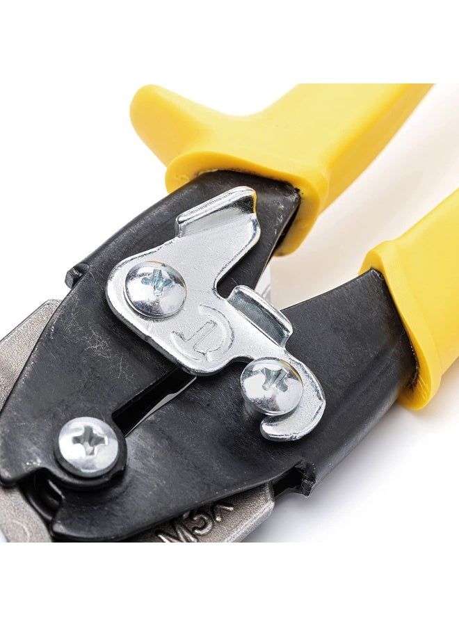 Crescent Wiss 9 3 4 Inch Metalmaster Compound Action Snips Straight Left And Right Cut M3R