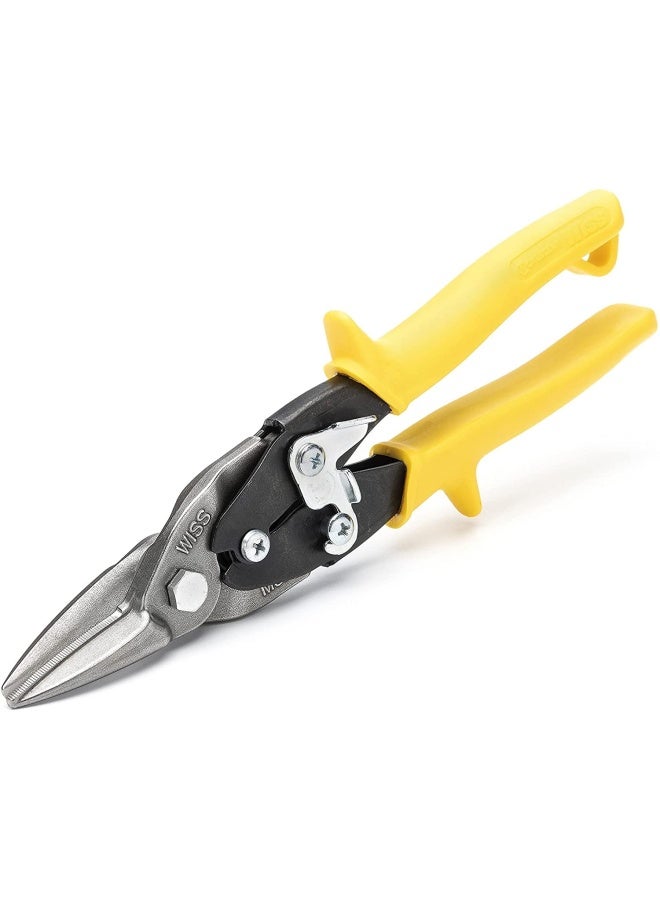 Crescent Wiss 9 3 4 Inch Metalmaster Compound Action Snips Straight Left And Right Cut M3R