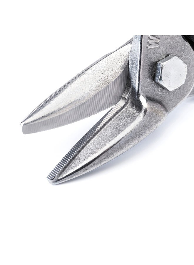 Wiss M1R 248Mm 9 3 4 Inch Metalmaster Compound Action Aviation Snips Cuts Straight To Left Red