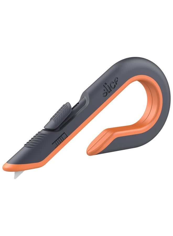 Slice 10400 400 Sicherheits Kartonmesser Safety Cutter Keramik Sicherheitsklinge Beidh Ndig Nutzbar Gummierte Oberfl Che Ergonomischer Hakenf Rmiger Griff