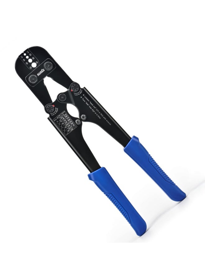 Wire Rope Crimping Tool For Aluminum Oval Sleeves Stop Sleeves Crimp Ferrules Crimping Loop Sleeve From 1 16 Inch To 1 8 Inch Iws-1608M