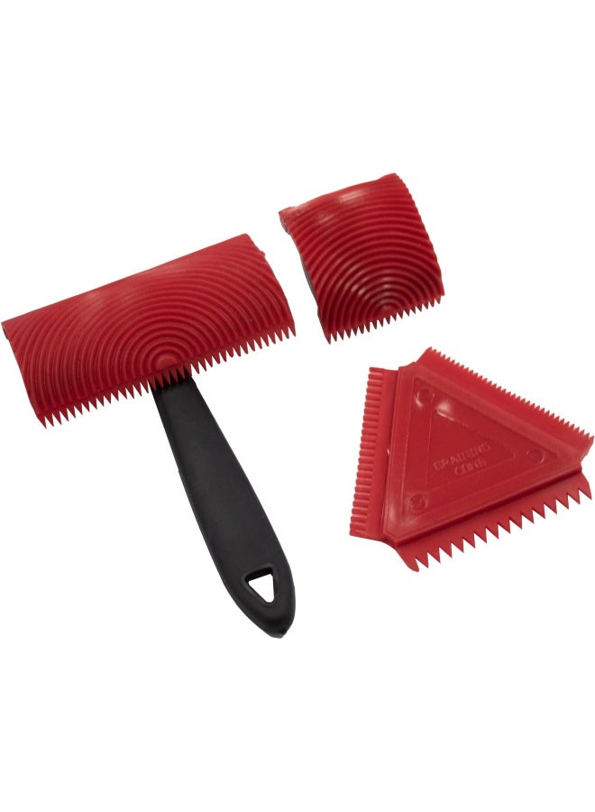 Allway Gt3 Graining Tool Set 3Pc