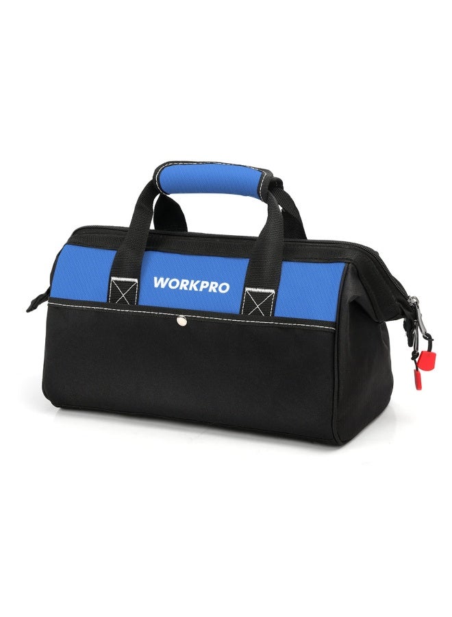 13-inch Tool Bag Wide Mouth Tool Tote Bag with Inside Pockets for Tool Storage