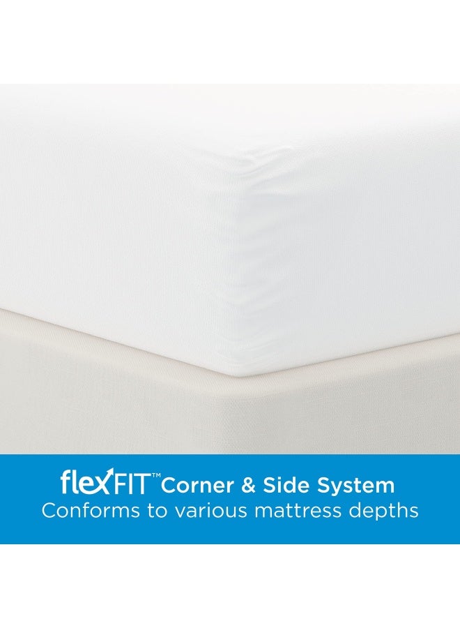 Waterproof Allergy Protection Zippered Mattress Protector Queen
