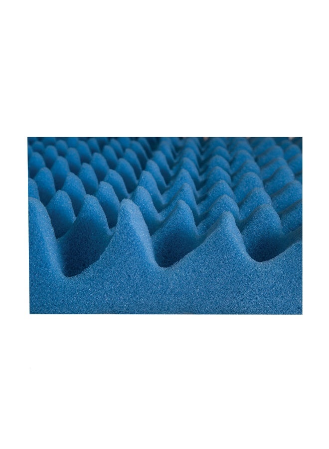 Duro-Med 3-Inch  8Cm Blue Thick Convoluted Bed Pad