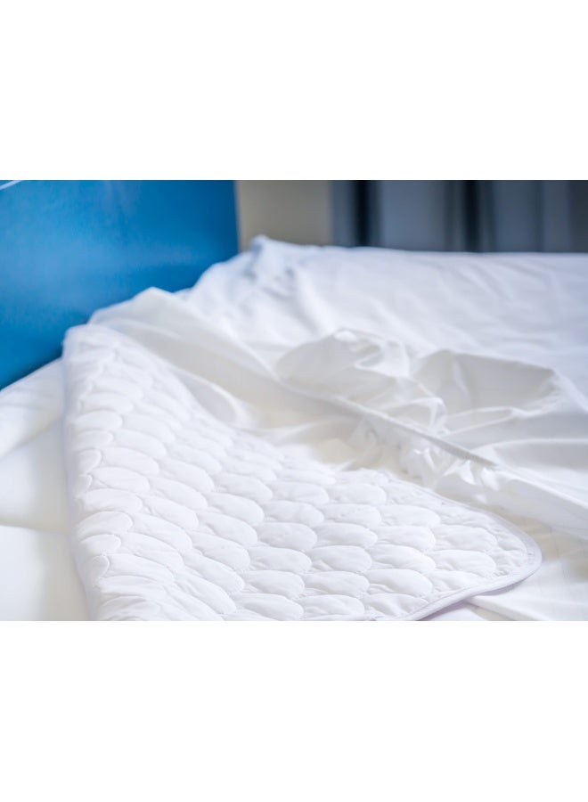 Gilbin  Quilted Cot Size Cotton Top Camp Mattress Pad Fits On Most Camping Cots  R V Bunk Beds  Home Cots  Boat Bunks  Roll-Away-Beds  Foldaway Beds  Foam Sleeping Pads
