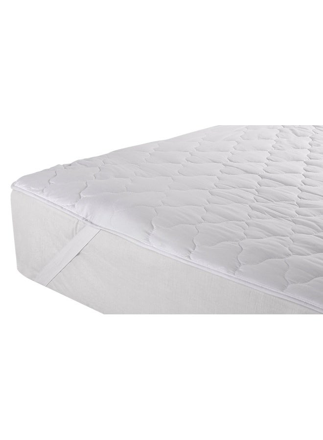 Gilbin  Quilted Cot Size Cotton Top Camp Mattress Pad Fits On Most Camping Cots  R V Bunk Beds  Home Cots  Boat Bunks  Roll-Away-Beds  Foldaway Beds  Foam Sleeping Pads