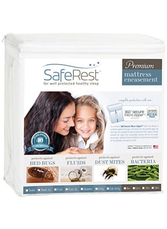 Premium Zippered Mattress Encasement - Lab Tested B