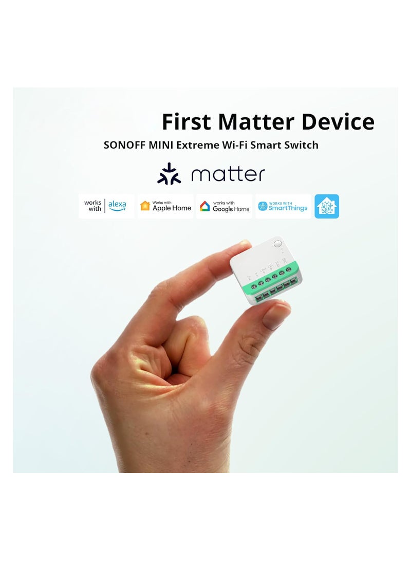 Mini Smart Switch Universal Diy Module for Smart Home Automation Solution, Compatible with Alexa And Google Home Assistant, App Control and Multi-Device Management, Fit for Zigbee Devices