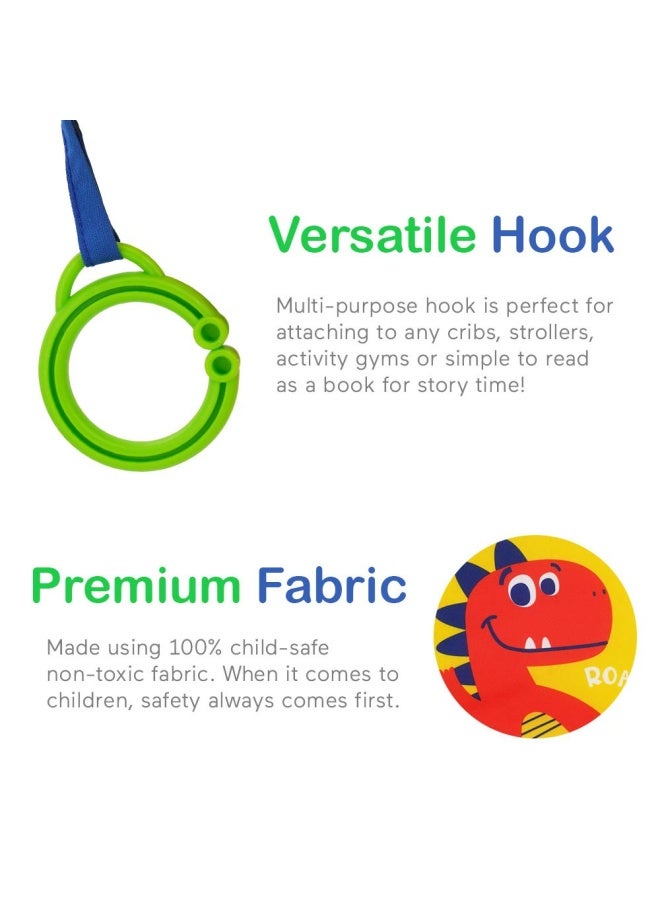 Urban Kiddy Baby S My First Family Album Soft Photo Cloth Bgift Set For Newborn Toddler And Kids Dinosaur