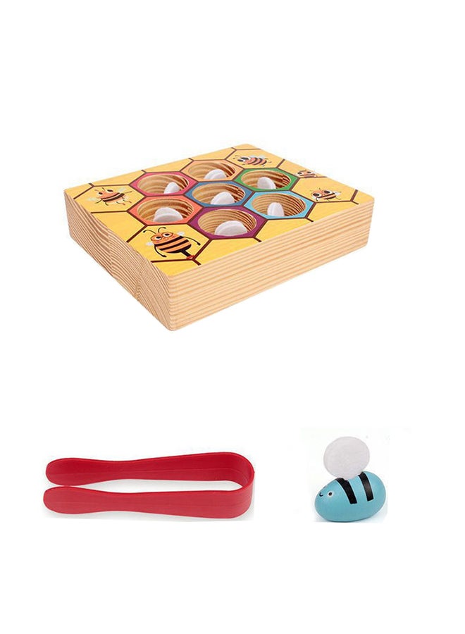 Interactive Tabletop Game Early Education Puzzle Fine Motor Concentration Training Toys 13.7x16x3.7cm