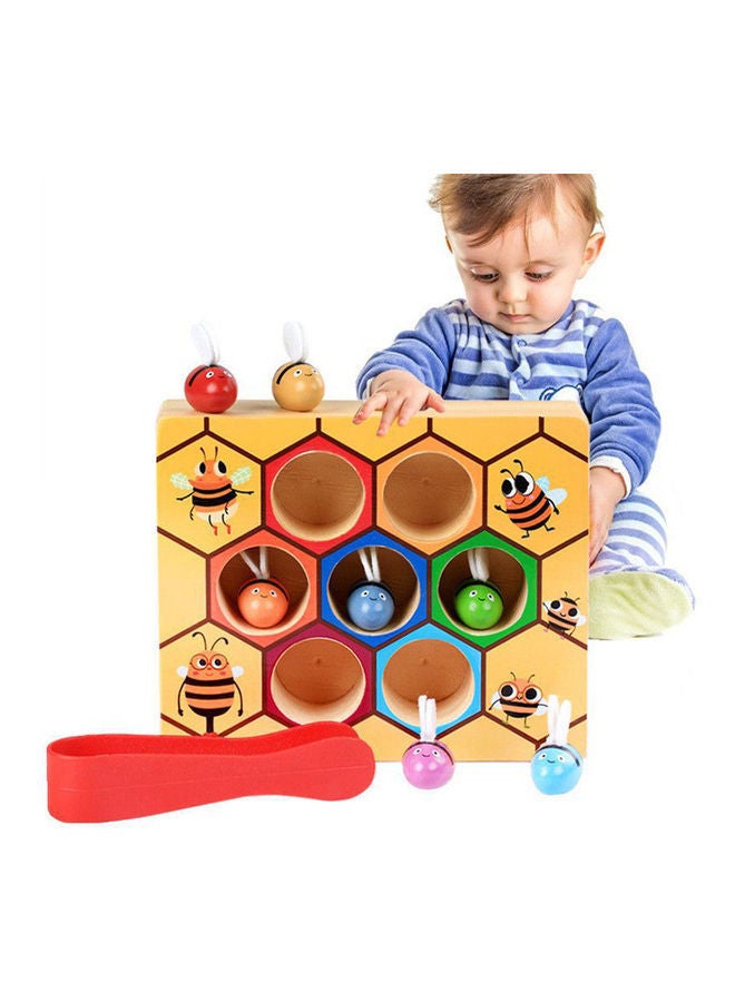 Interactive Tabletop Game Early Education Puzzle Fine Motor Concentration Training Toys 13.7x16x3.7cm