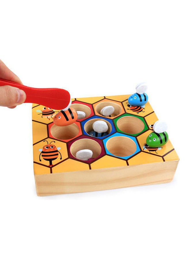 Interactive Tabletop Game Early Education Puzzle Fine Motor Concentration Training Toys 13.7x16x3.7cm