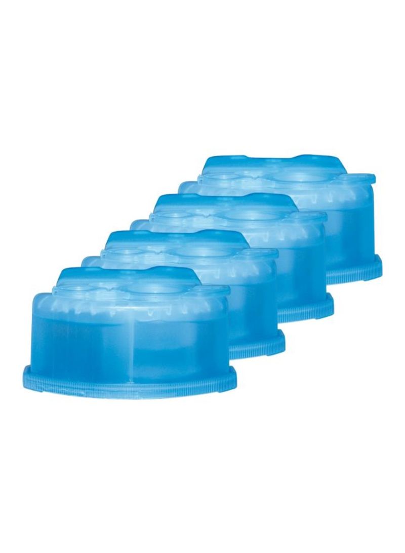 4-Piece Clean Cartridge Refill Blue