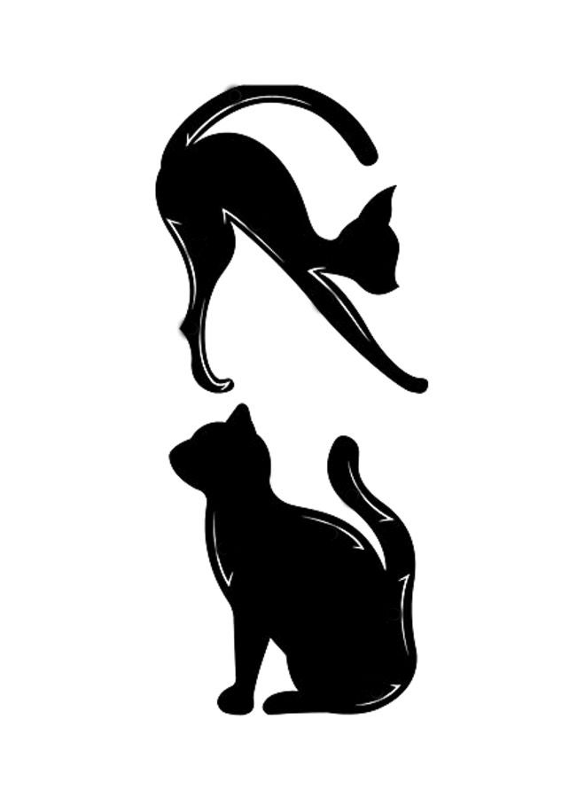 2-In-1 Cat Eyeliner Cum Eyeshadow Stencil Black