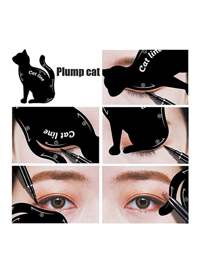 2-In-1 Cat Eyeliner Cum Eyeshadow Stencil Black