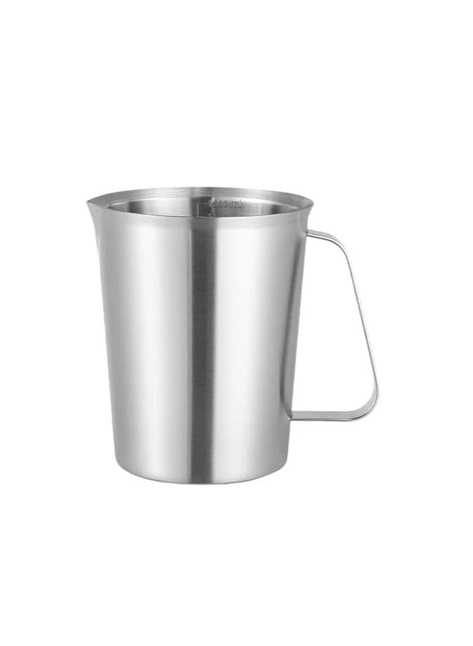 Liying 500ML Stainless Steel Milk Frothing Pitcher with measurement and Marking Handle for Espresso Machines, Latte Art