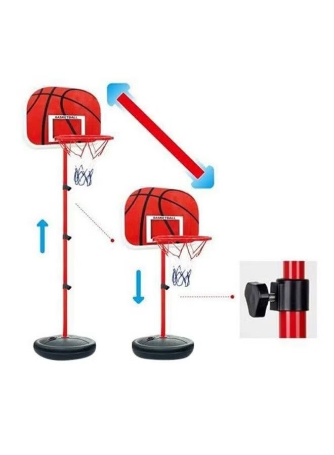 Children's basketball hoop, adjustable basketball backplane bracket and hoop set, children's toys, available both indoor and outdoor