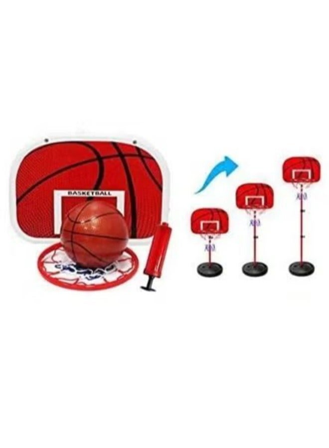 Children's basketball hoop, adjustable basketball backplane bracket and hoop set, children's toys, available both indoor and outdoor