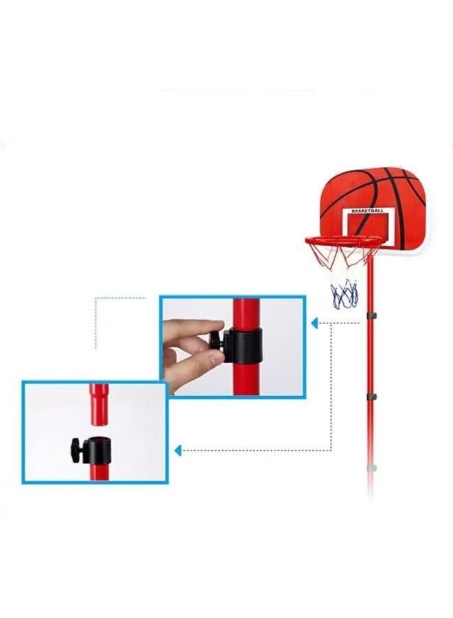 Children's basketball hoop, adjustable basketball backplane bracket and hoop set, children's toys, available both indoor and outdoor