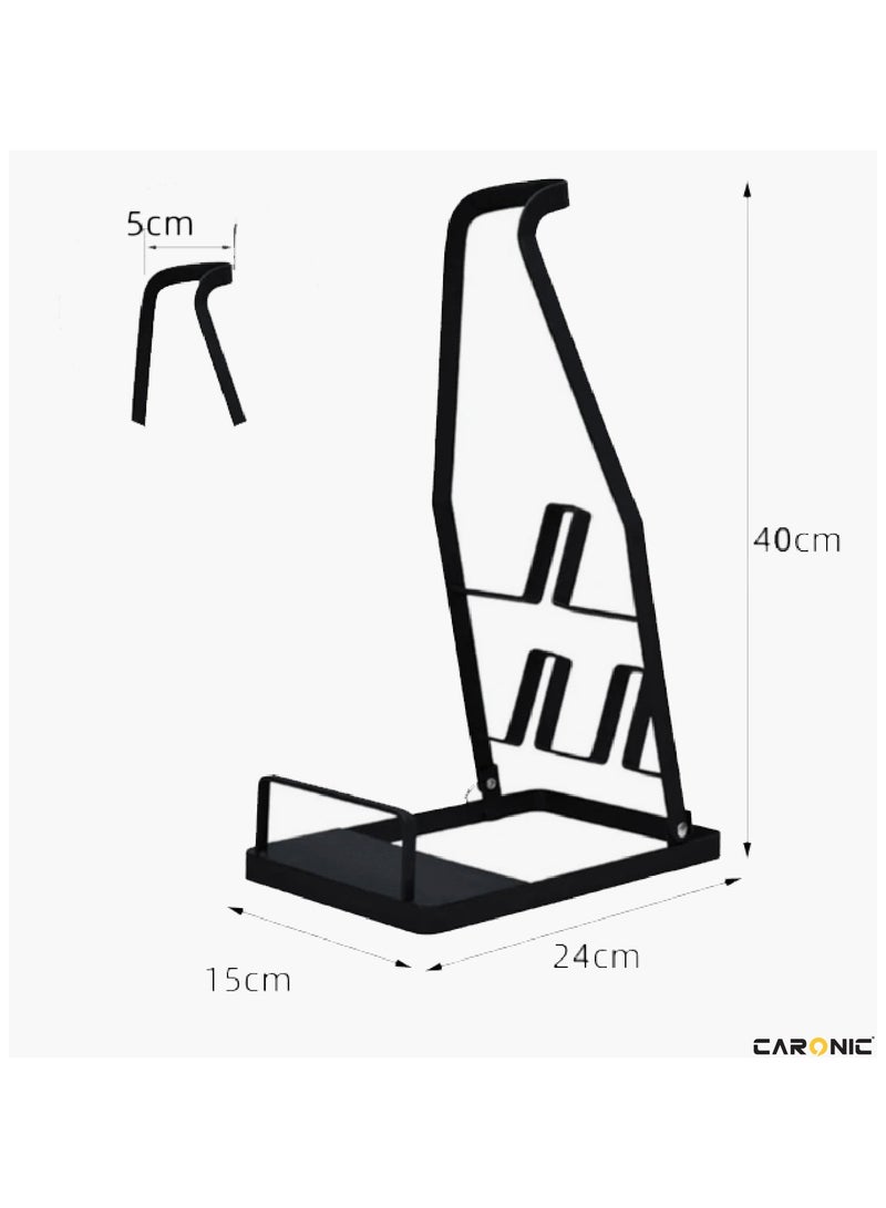 Vacuum Cleaner, Floor Stand Mount, Rack Bracket Stable Metal, Storage Bracket Holder,  Black