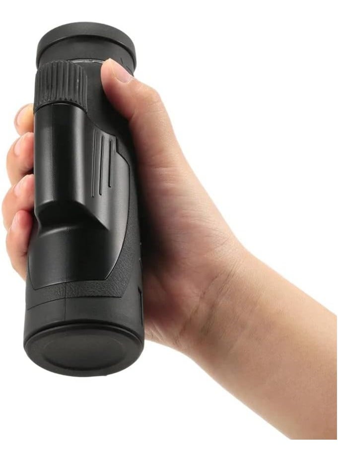 Prism Portable Compact Monocular | 10x Magnification Waterproof & Fogproof Telescope for Outdoor Adventures, Birdwatching, Hiking, and Wildlife Viewing | Brighter HD View with Fully Multi-Coated Lens