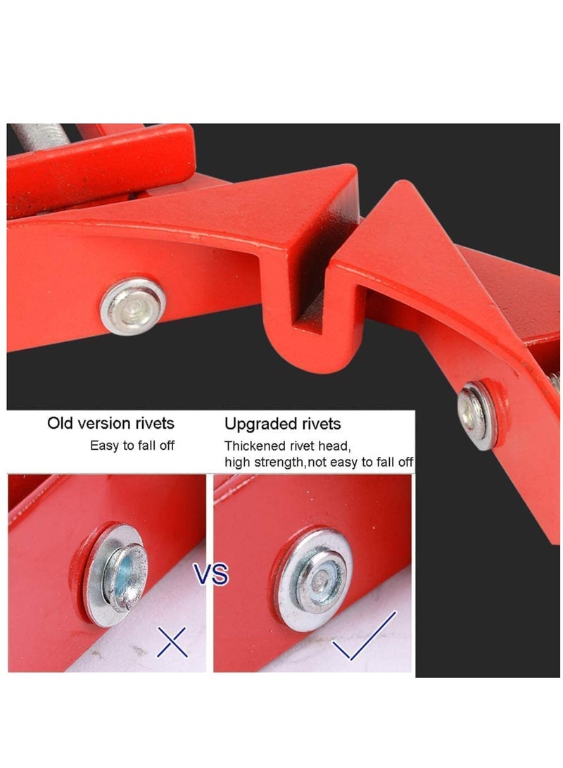 Set of 4 Right Angle Clamp, 90 Degrees 100mm Corner Clamp, Picture Frame Holder, Glass Holder, DIY Woodworking Holder