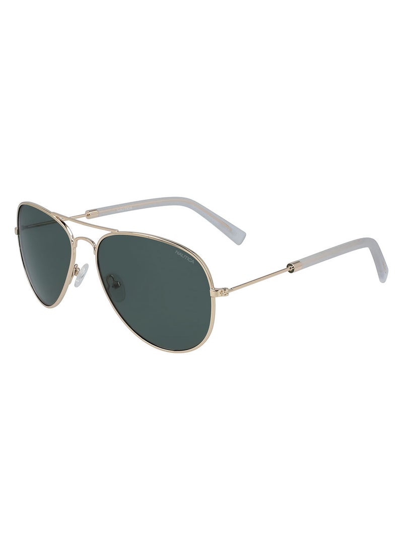 FULL RIM METAL Aviator NAUTICA SUN N4631SP 5816 (727) GOLD/G15