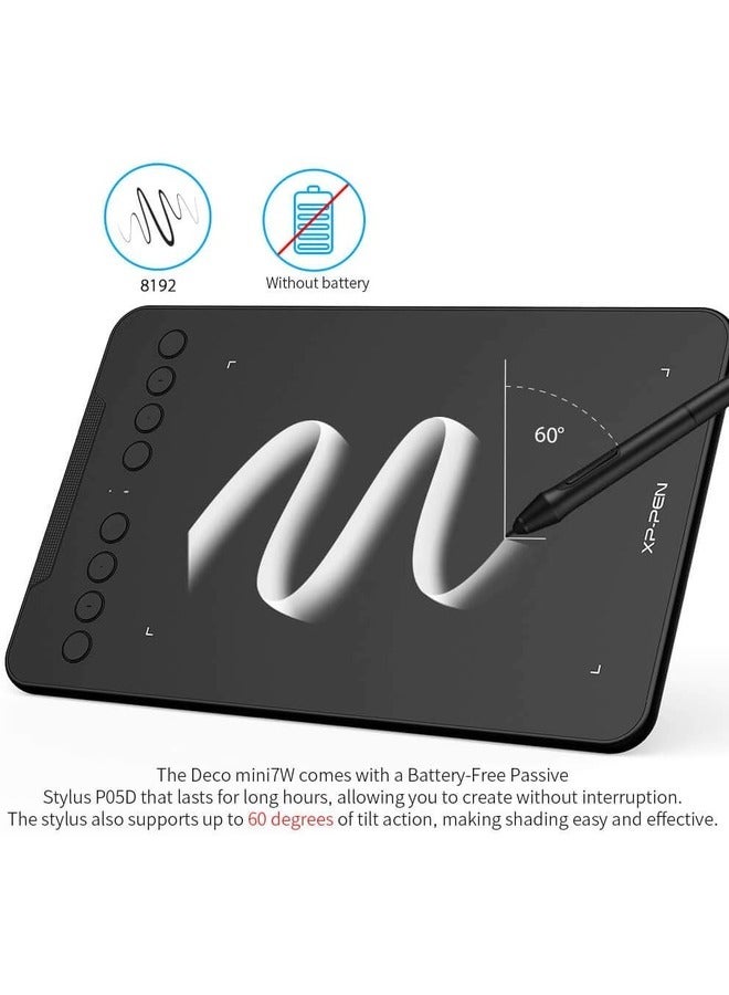 Deco 7W Graphic Drawing Tablet Wireless 2.4GHz Digital Drawing Pad