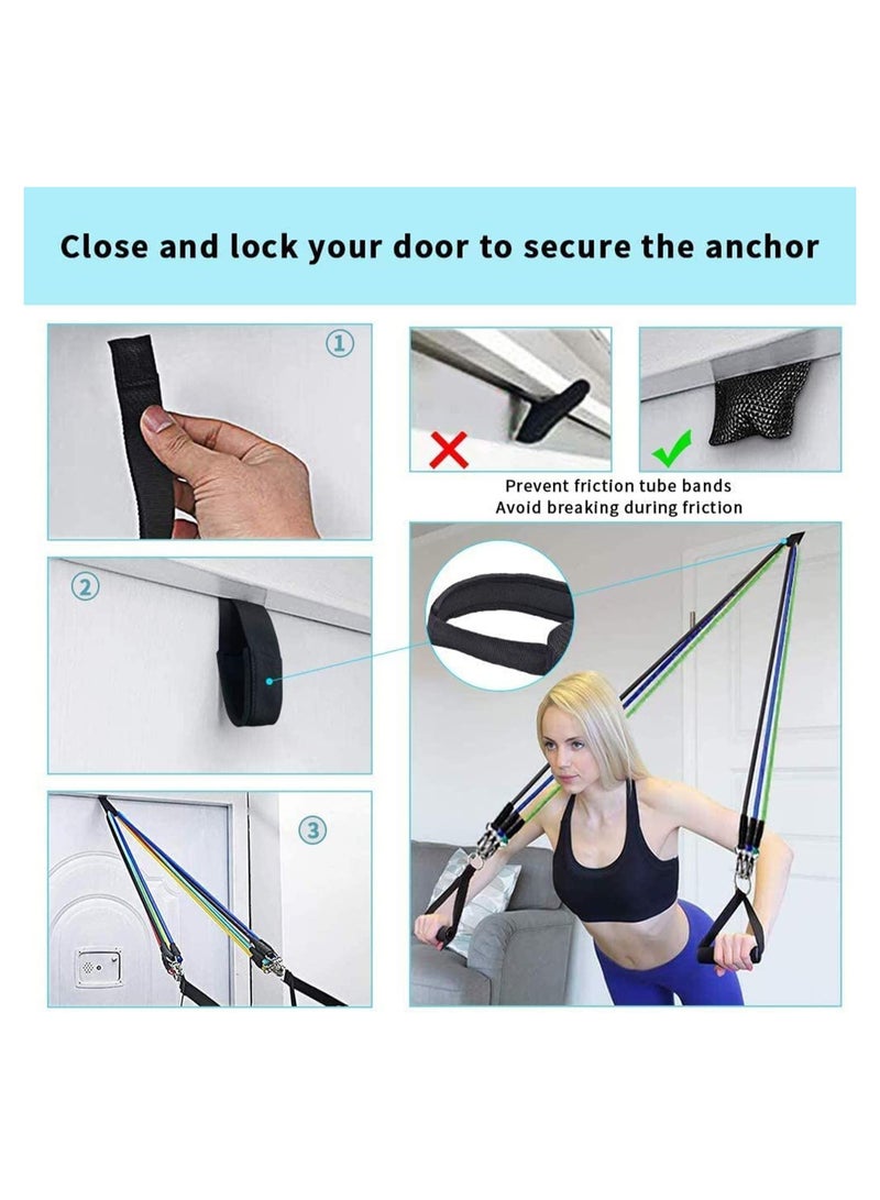 Resistance Bands Set   Exercise Equipment and Training Bands   Multifunctional Bands for Workout Indoor and Outdoor   Stretch Exercise and Resistance Bands for Both Men and Women