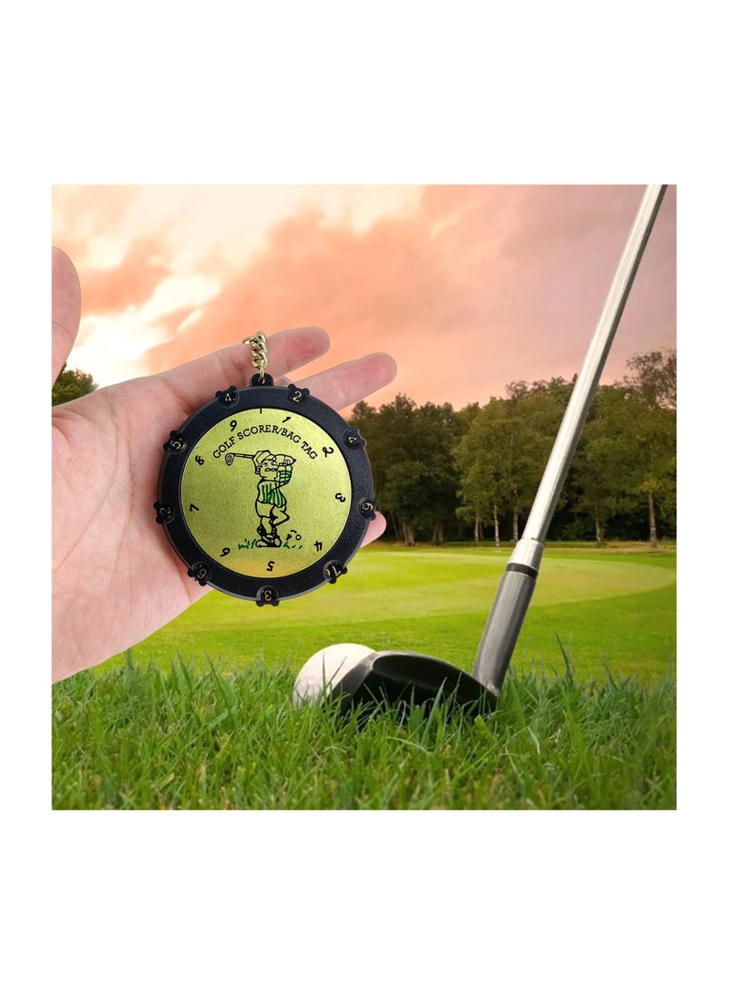 Golf Scoring Counter Clicker Golf Scoring Counter Key Chain Golf Score Counter Golf Clicker Counter Golf Stroke Counter Golf Scorer Golf Putt Counter For Golf Score Keeper Outdoor Sport Scorer