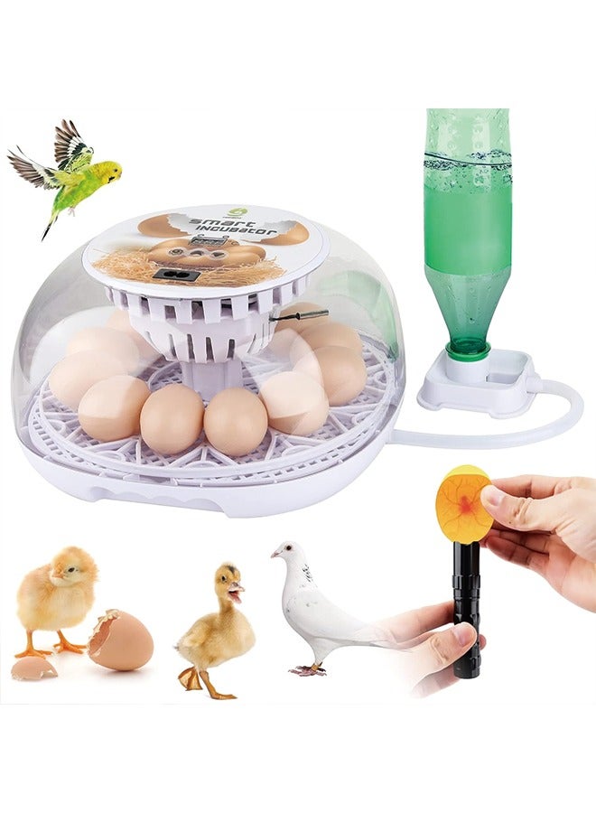 Egg Incubator incubators for Hatching Eggs: Chicken Quail Duck Bird Chick Incubator kit with Automatic Egg Turner,Nurture Right 360 Incubator hatcher for Turkey Parrot Goose 12-24 Egg