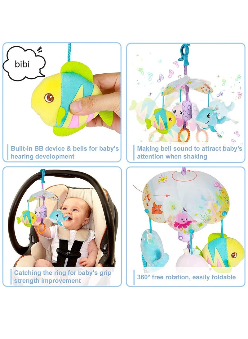 Baby Toys, Can Be Clipped On Car Seat Toys and Baby Stroller Toys, with Hanging Baby Rattles, Sensory Toys for Infants and Young Children, Suitable for Boys and Girls Over 3 Months Old