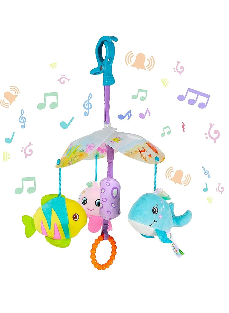 Baby Toys, Can Be Clipped On Car Seat Toys and Baby Stroller Toys, with Hanging Baby Rattles, Sensory Toys for Infants and Young Children, Suitable for Boys and Girls Over 3 Months Old