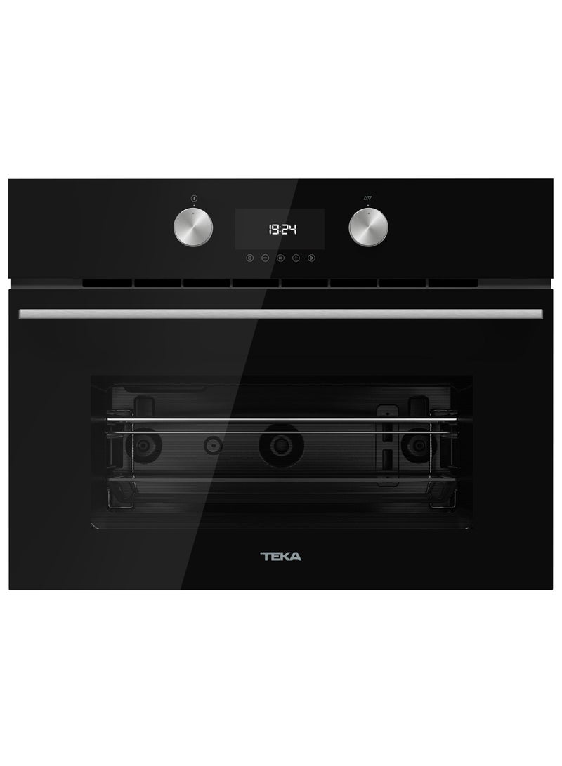 TEKA Compact 45 cm Built-in Microwave with Grill and Touch Control, 3 Cooking Functions, 5 Power Levels, 1000W Microwave Power 45L Capacity MLC 8440 BK