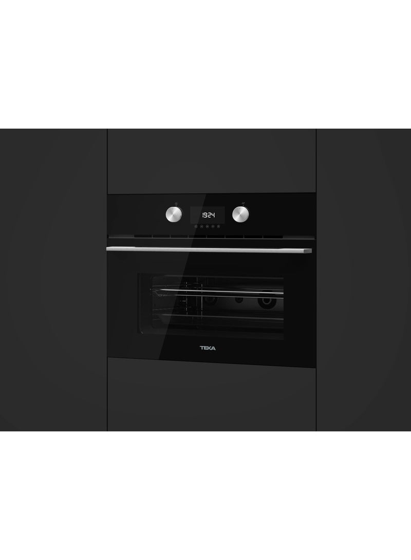 TEKA Compact 45 cm Built-in Microwave with Grill and Touch Control, 3 Cooking Functions, 5 Power Levels, 1000W Microwave Power 45L Capacity MLC 8440 BK