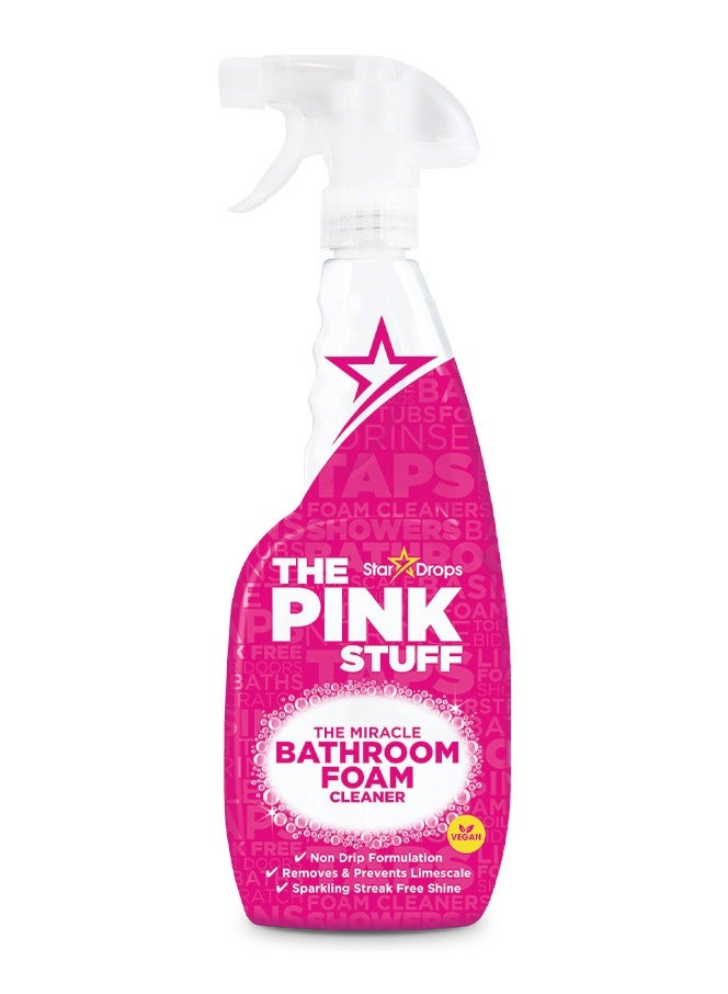 Stardrops The Pink Stuff Miracle Bathroom Foam Cleaner, 750ml