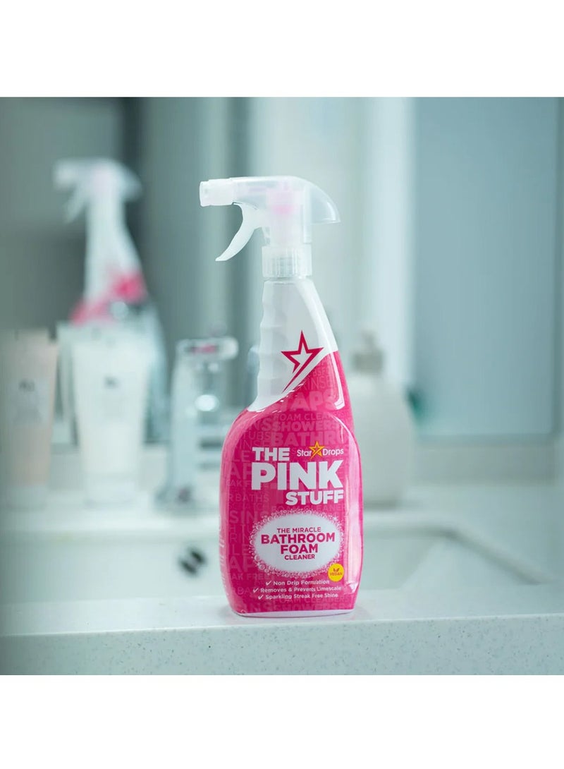 Stardrops The Pink Stuff Miracle Bathroom Foam Cleaner, 750ml